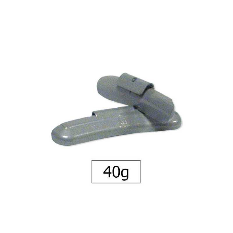 MASSE D'EQUILIBRAGE EN ZINC 40g JANTE UNIV. 50767
