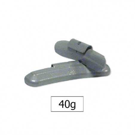 MASSE D'EQUILIBRAGE EN ZINC 40g JANTE UNIV. 50767