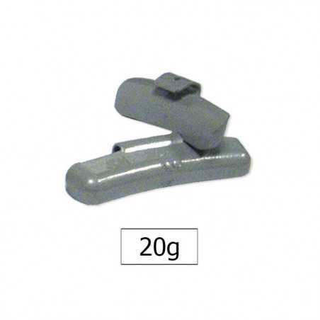 MASSE D'EQUILIBRAGE EN ZINC 20g JANTE FR. 50772 MASSE D'EQUILIBRAGE EN ZINC 20g JANTE FR. 50772