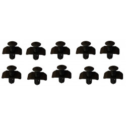10x Clips Fixation Pare choc arriere - Nissan Hyundai Mazda