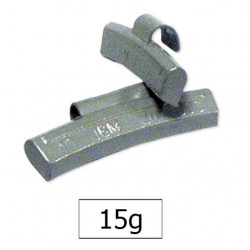 MASSE D'EQUILIBRAGE EN ZINC 15g. JANTE ALLIAGE 50780