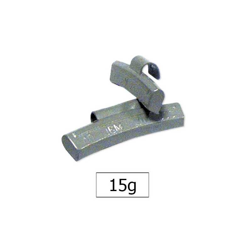 MASSE D'EQUILIBRAGE EN ZINC 15g. JANTE ALLIAGE 50780