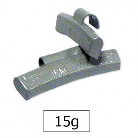MASSE D'EQUILIBRAGE EN ZINC 15g. JANTE ALLIAGE 50780