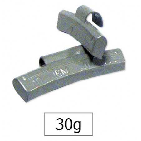 MASSE D'EQUILIBRAGE EN ZINC 30g JANTE ALLIAGE 50783