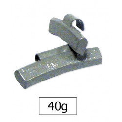 MASSE D'EQUILIBRAGE EN ZINC 40g JANTE ALLIAGE 50785