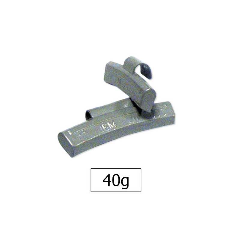 MASSE D'EQUILIBRAGE EN ZINC 40g JANTE ALLIAGE 50785