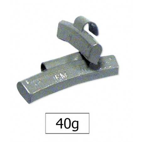 MASSE D'EQUILIBRAGE EN ZINC 40g JANTE ALLIAGE 50785