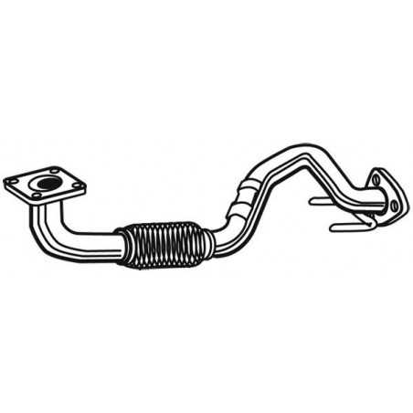 Tuyau d'échappement avant ( tube d'échappement ) Seat : Leon, Toledo, Volkswagen : Bora, Golf 4 600077