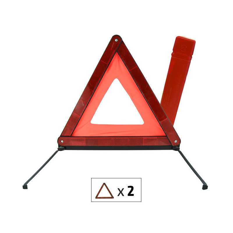 TRIANGLE DE SIGNALISATION HOMOLOGUÉ DOUBLE 52808