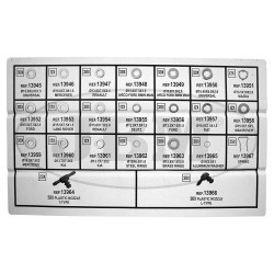 ÉTUI DE RONDELLES EN CUIVRE POUR INJECTEURS 551 PCS 53464