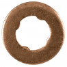 30x RONDELLES EN CUIVRE POUR INJECTEURS - Ø15.0x7.5x2.0 - IVECO, FORD, BMW, MAN (REF. 53464) 13949