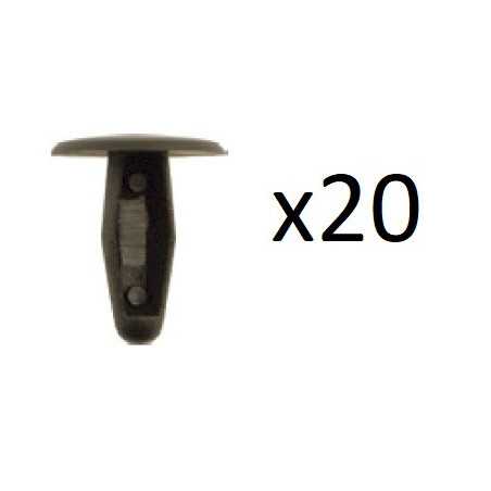 COFFRET 20x CLIPS EN PLASTIQUE P/52896 13113