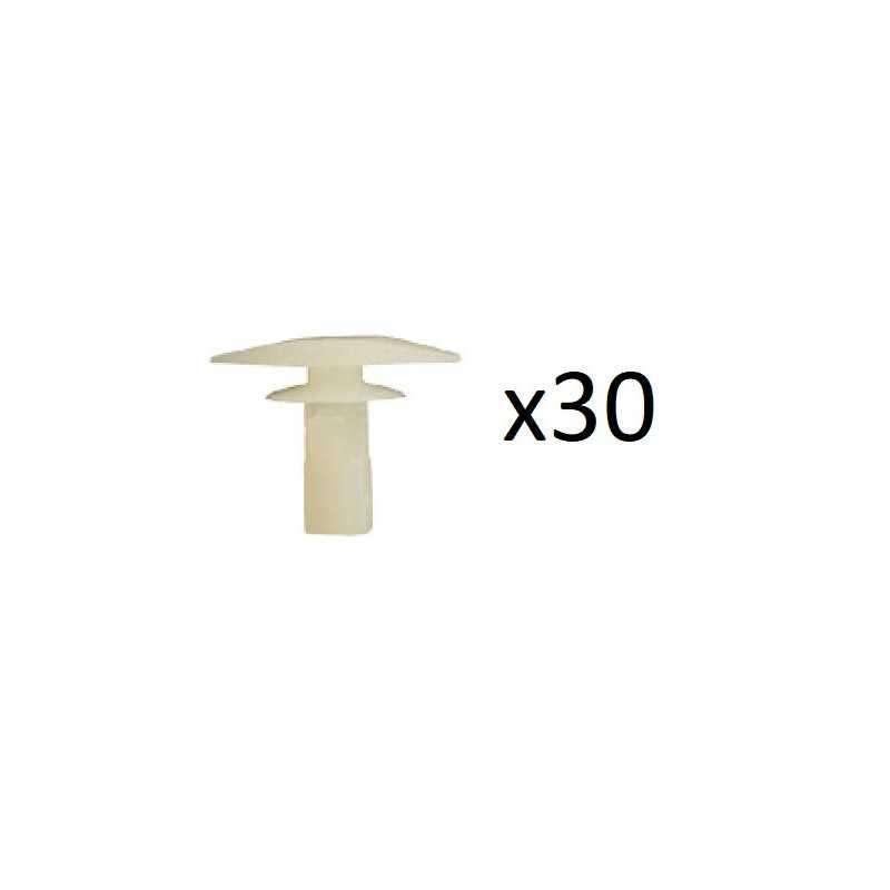 COFFRET 30x CLIPS EN PLASTIQUE MAZDA P/52896 13115