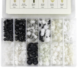 CLIPS EN PLASTIQUE COFFRET - PEUGEOT / CITROEN 345 PCS 52899