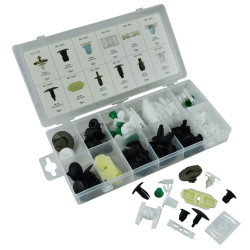 85x CLIPS EN PLASTIQUE COFFRET - VOLKSWAGEN 52889
