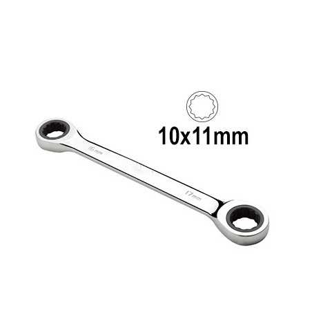 1x CLE AVEC CLIQUET 10X11MM 13486