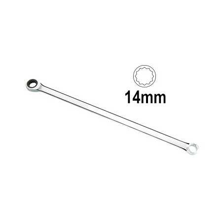 1x CLE AVEC CLIQUET EXTRA LONGUE - 14MM 13457