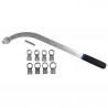 JEU DE CLÉS COURBÉES POUR EXTRACTION DE COURROIES TÊTE INTERCHANGEABLE 52832