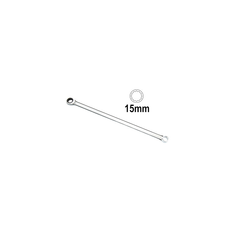 CLE AVEC CLIQUET EXTRA LONGUE 15MM 13458