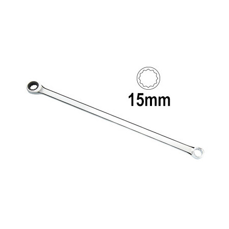 CLE AVEC CLIQUET EXTRA LONGUE 15MM 13458