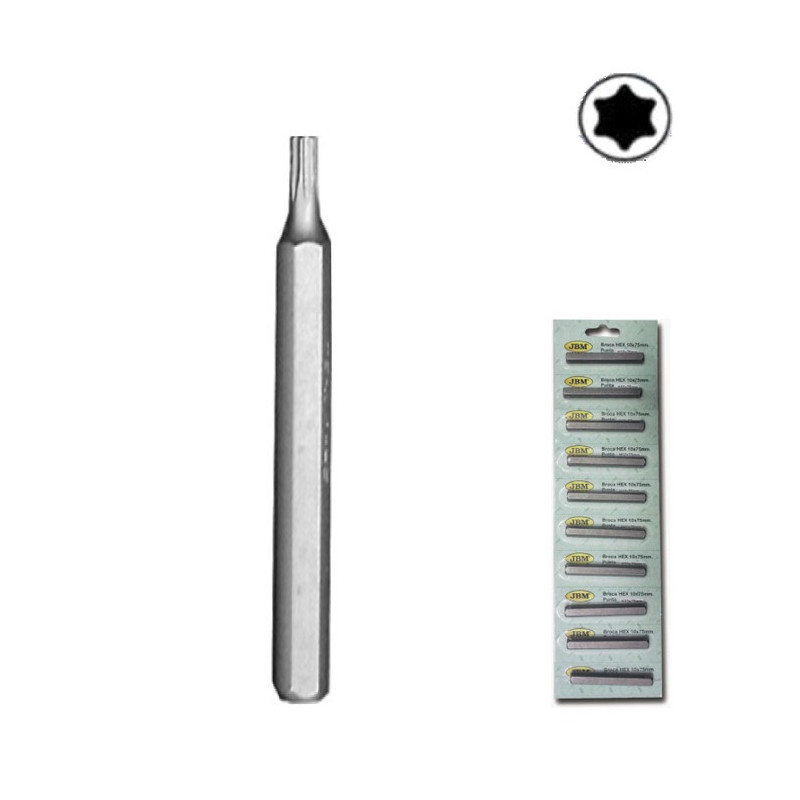 TETE POUR TOURNEVIS TORX 10X75MML T20 10400