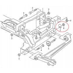 1x VIS DE RÉGLAGE DE BRAS DE SUSPENSION - VW TRANSPORTER 1990- ZWDVW057F