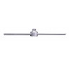 1X MANCHE ON (T), CHROME 1/4 POUCE 13340