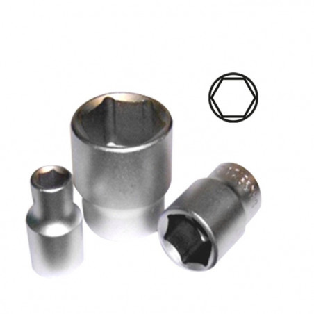 1/4 POUCE DOUILLE HEX 11MM - CHROME 13359