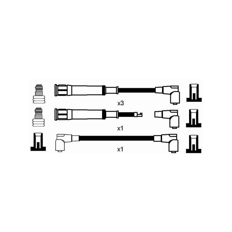 Jeu de cable d'allumage - Bmw serie 3 346577