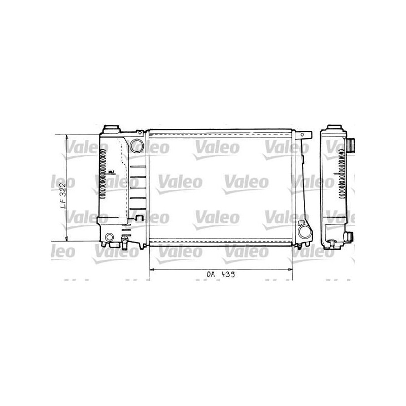 Radiateur moteur (radiateur d'eau) - Bmw 3 Bmw 5 730365