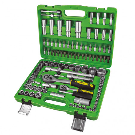 COFFRET DE DOUILLES 108 PIECES 6 PANS 53732 COFFRET DE DOUILLES 108 PIECES 6 PANS 53732