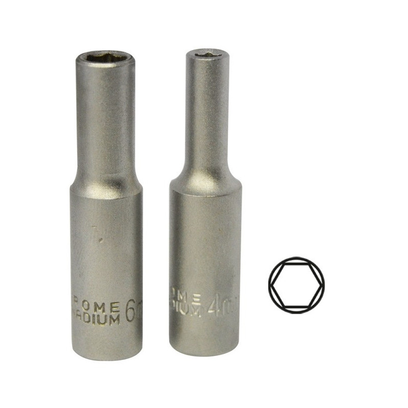 1/4 POUCE 50MM LONG HEX DOUILLE DU 9MM 10094