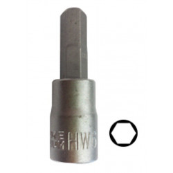 Tete Pour Manche Tournevis Hex 4mm, Chrome 13375