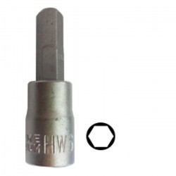 Tete pour Manche Tournevis Hex 5mm, Chrome 13376