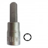 Tete pour Manche Tournevis Hex 5mm, Chrome 13376
