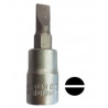 Tete pour Manche Tournevis (SL) 6.5MM, Chrome 13380