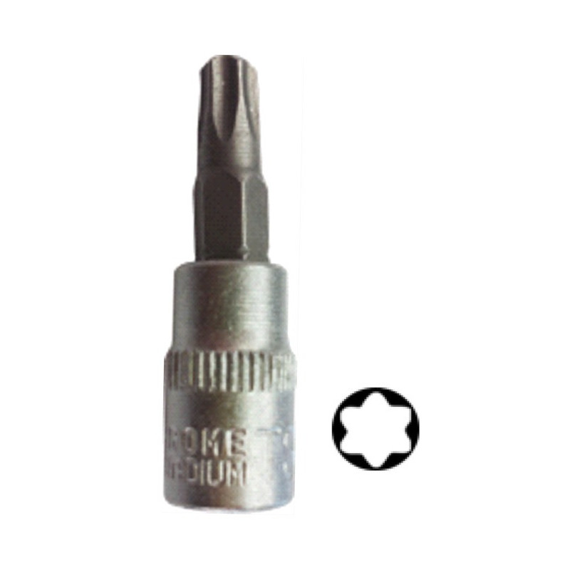 Tete pour Manche Tournevis (TX) 9MM, Chrome 13383