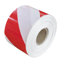 Ruban De Signalisation Blanc Et Rouge - 200M 53811