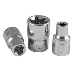 1/2 Pouce Douille Torx Petit E10, Chrome 13658