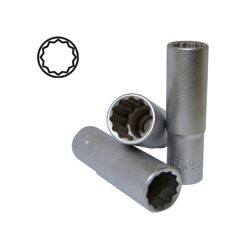 1/2 Pouce Avec 75MM Douille XZN 22MM 10156
