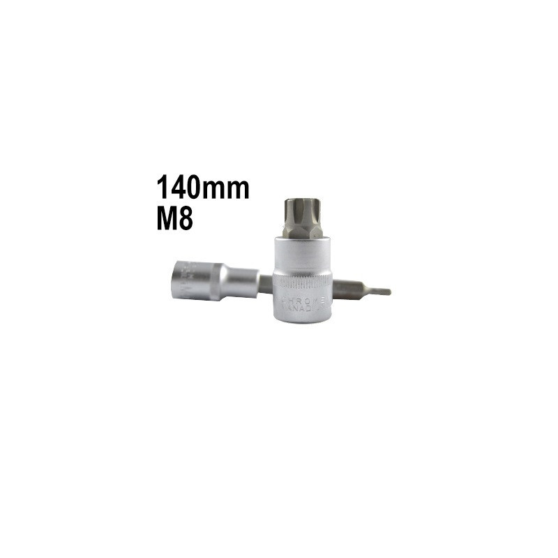 1/2 Pouce 12 Pans Pointe M8 140MM 13512