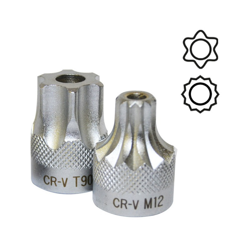 Pointe De 1/2 Pouce 12 Pans Inviolable M12 10038