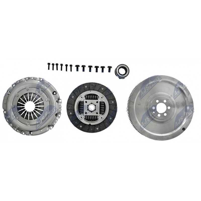 Kit Embrayage Volant Moteur - AUDI A3 VW GOLF TOURAN CADDY SEAT ALTEA LEON SKODA 1.9+2.0TDI NZSVW003