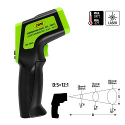 THERMOMETRE LASER (-32º ~ 380ºC) 53823