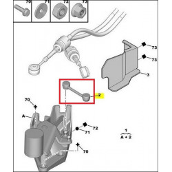 Tringlerie Biellette Changement de Boite Vitesse - Citroen C8 Evasion Jumpy Peugeot 806 807 Expert 722 489