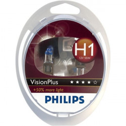 Coffret 2 Ampoules H1 - Philips VisionPlus 12258VPS2