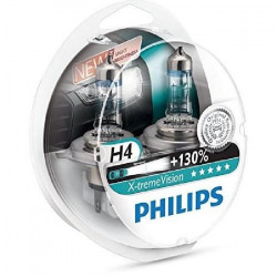 Coffret 2 Ampoules H4 - Philips VisionPlus 12342VPS2