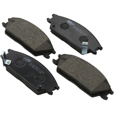Jeu de 4 plaquettes de frein avant Hyundai Accent Lantra Pony J3600515 NIPPARTS VH Jeu de 4 plaquettes de frein avant Hyundai Accent Lantra Pony J3600515 NIPPARTS VH