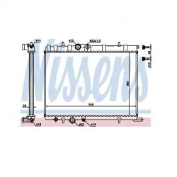 Radiateur moteur Citroen Berlingo C4 Xsara, Peugeot 206 307 Partner R11954 Nissens VH