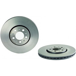 Jeu de 2 disques de frein avant Audi A1 A3, Seat Ibiza Toledo, Skoda Fabia, Volkswagen Golf 4 Polo 09.7010.21 Brembo VH